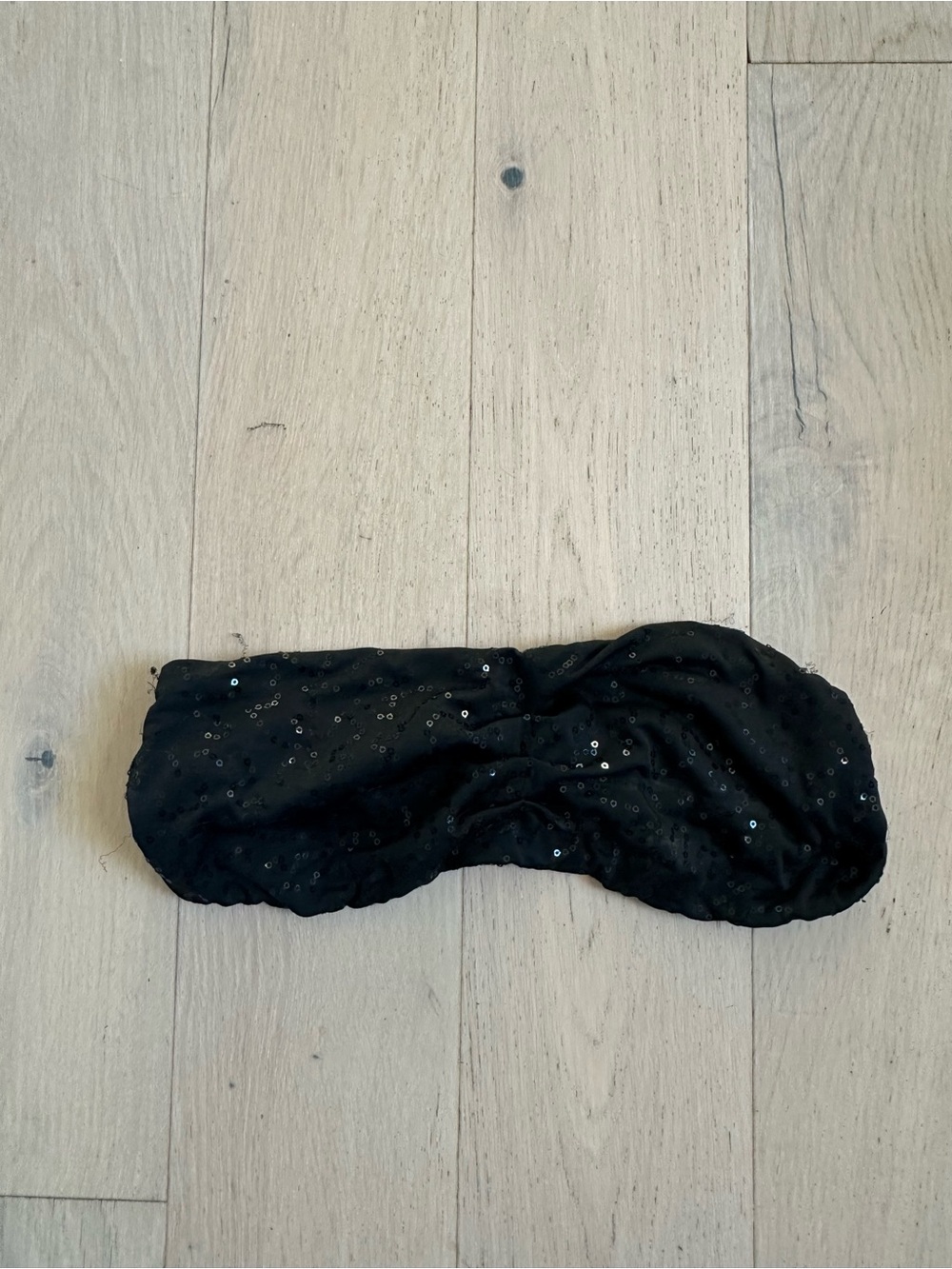Black Sequin Bandeau